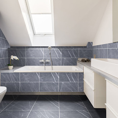 佩格仿大理石紋翻新PVC瓷磚貼自粘防水加厚耐磨地板貼背景牆貼紙