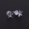 Resin, genuine design ecological plastic earrings for elementary school students, simple and elegant design, wholesale