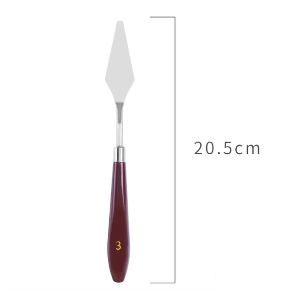 No. 3 plastic handle oil painting knife