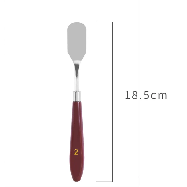 No. 2 plastic handle oil painting knife