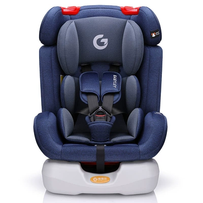 Customized baby safety seat car Car child safety seat - blue-hard-interface-model