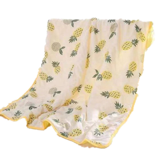 Factory Washed Cotton Soybean Air Conditioner Cover Thin Summer Protein Blanket Student Children Washed Cotton Summer Cool Cover