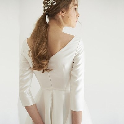 Elegante vestido de noche para mujer, nuevo estilo 2026, blanco, sencillo, retro, para sesión de fotos, viajes de verano, estilo forestal, vestido midi. image 6