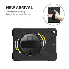 Applicable for 10.2-inch iPad case Pirate King Hand Strap Shoulder Strap Silicone Anti-fall Tablet Protective Shell Direct Manufacturer Sale