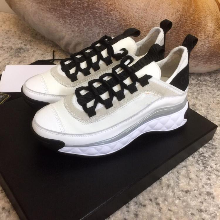 Internet Celebrity Chanel Style Women's Shoes 2025 Spring New Style Temperament Thick Sole Height Increase Trend Comfortable All-match Casual sneaker