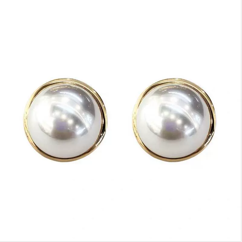 Серебряная игла, серьги из жемчуга, образец серебра 925, 2020 год, простой и элегантный дизайн