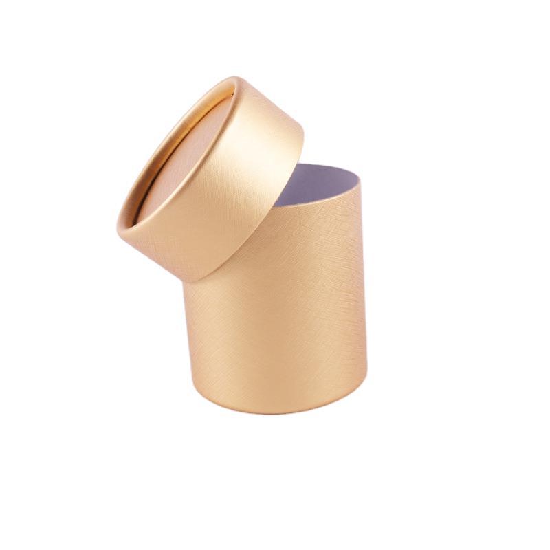 Nuevo Online Celebrity Mini cubo redondo Cubo de flores Palma sola rosa Caja redonda pequeña caja de flores caja de regalo flor material de embalaje