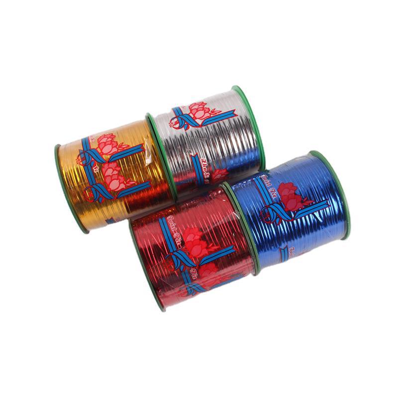 Cinta de envoltura de flores 400 yardas de oro y plata rollo de cinta embalaje de flores cuerda de sellado ramo rojo línea de encuadernación de regalo lote