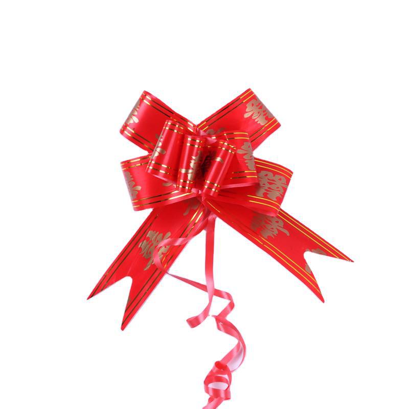 50 borde dorado Xi personaje gran mano tirar flor boda coche tirar flor boda decoración de la habitación de la boda embalaje regalo tirar flor boda