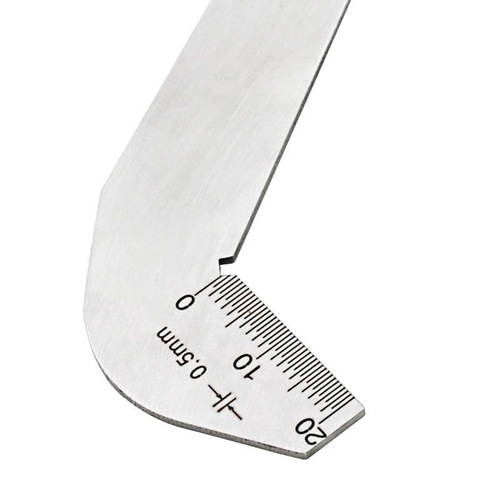 Stainless steel drill bit rake edge gauge 118 degree drill tip angle rake edge measurement Drill bit sample Drill bit edge gauge