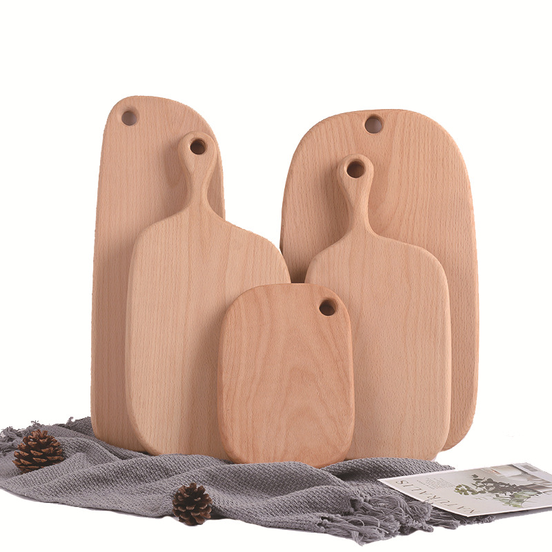 Haya tabla de cortar tablero de pan hogar tabla de cortar restaurante comida occidental tablero en stock japonés sushi pizza bandeja madera maciza