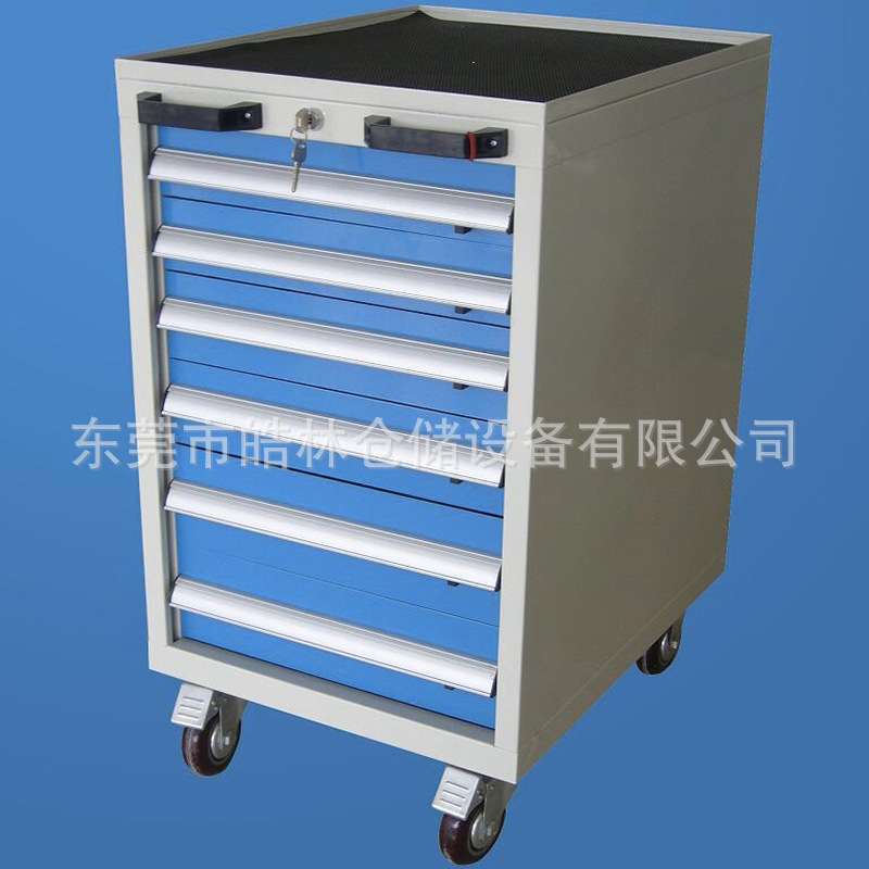 厂家批发手推移动6抽屉工具车模房车间维修重型工具车存放工具箱