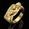 Accessory, fashionable women's ring suitable for men and women for beloved, European style