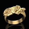Accessory, fashionable women's ring suitable for men and women for beloved, European style