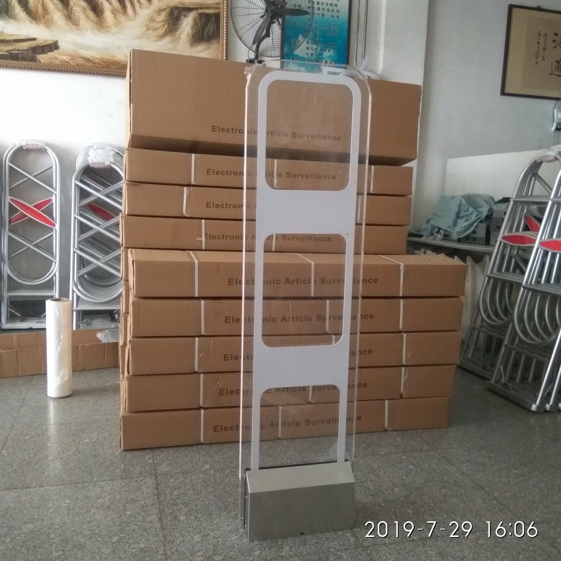 高频RFID门禁 智能图书防盗门 智能管理图书馆集成防盗报警系统