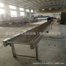 动力滚筒输送机直行滚筒辊道输送线包胶辊筒传送线防剐伤传送带