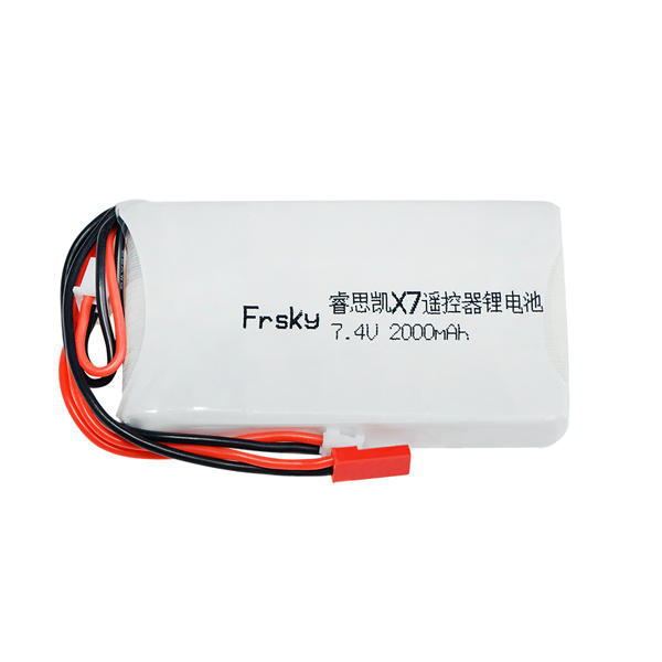 16-Year Factory Model Aircraft Battery Frsky Ruisikai X7 Special Remote Control 2000Mah2S7.4V3S8C Lithium Battery