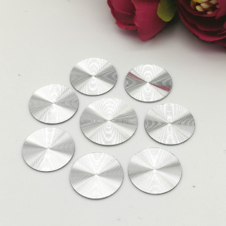 高光cd纹标牌铝牌厂家冲压logo铭牌CD纹装饰片金属标牌太阳纹铝片