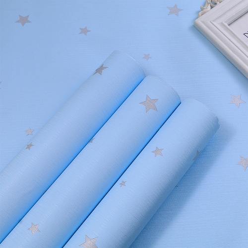 Thickened self-adhesive wallpaper 3D embossed three-dimensional European sticker pvc waterproof wallpaper bedroom living room warm background wall