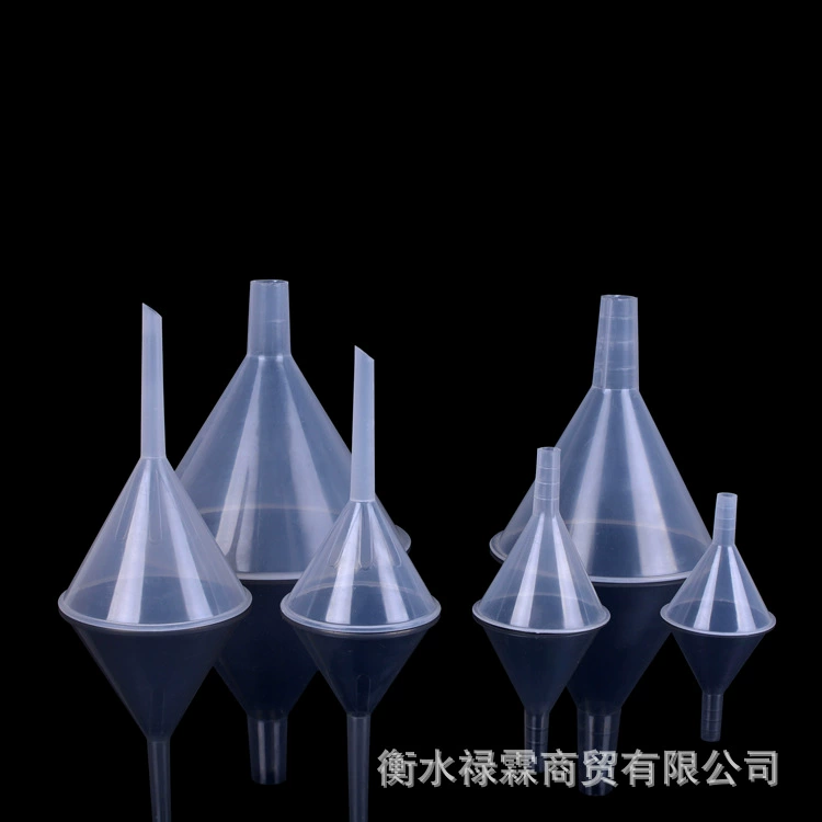 Пластиковая Воронка 50 60 мм75 90 120 150 мм прозрачная полипропиленовая Воронка разделенный инструмент для утечки жидкости