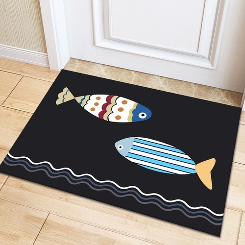 Cartoon door mats, entrance floor mats, home bedroom carpets, kitchen bathroom absorbent anti-slip mats, door bathroom mats