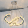 Modern simplicity and creative personality Crystal living room light light luxury meal chandelier pendant lamp crystal