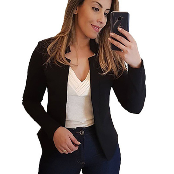Demi-season classic suit jacket
