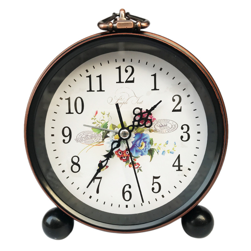 레트로 플로럴 블루