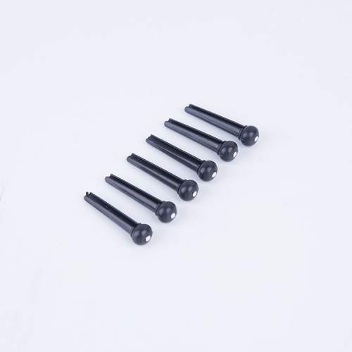 Folk guitar string pins, ukulele string cones, string posts, piano cones, tail pins, white and black, musical instrument accessories