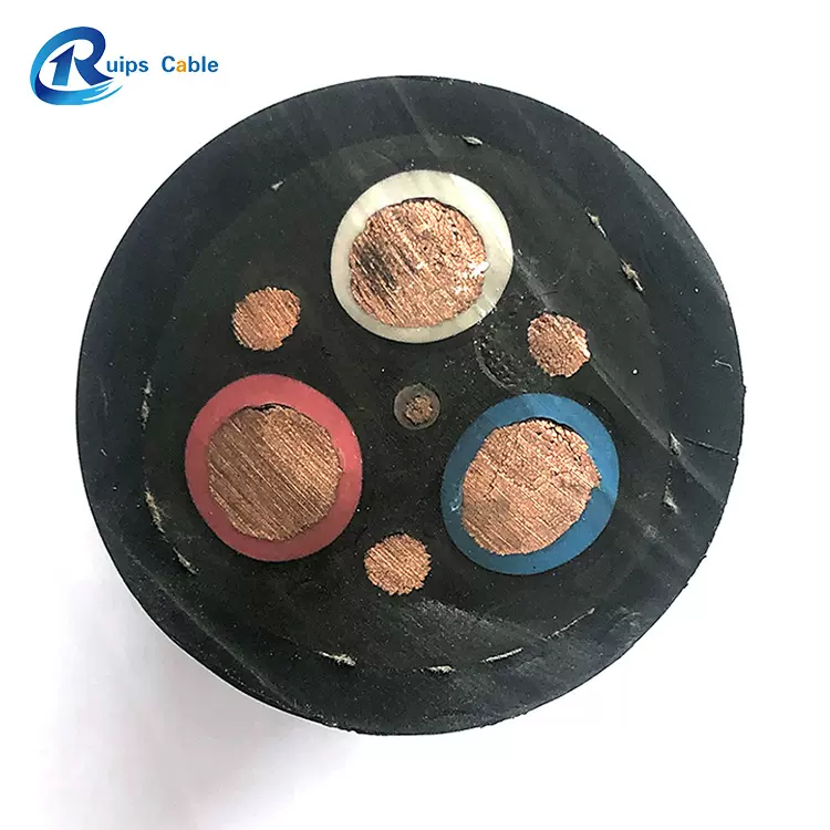 YGKFRP移动设备(堆取料机、港机)卷筒电缆6/10KV高压圆电缆