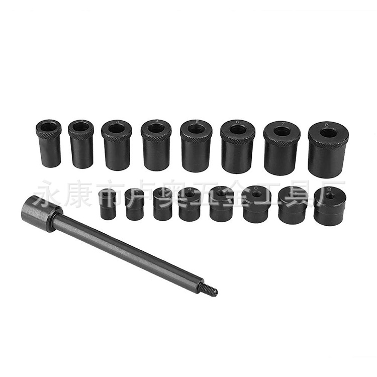 Herramienta de ajuste de embrague de 17 piezas conjunto herramienta de alineación de corrección de alineación de agujero especial para todos los coches