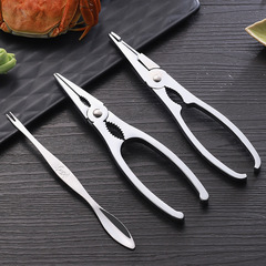 Amazon Zinc Alloy Crab Clamps Crab Eating Tools Seafood Pincers 304 Stainless Steel Crab Needles Crab Claw Crackers