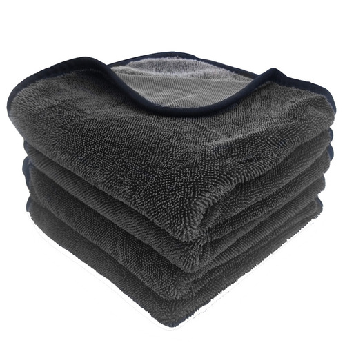 650GSM thickened car wash towel special large microfiber absorbent braid cloth car wipe tadpole cloth factory