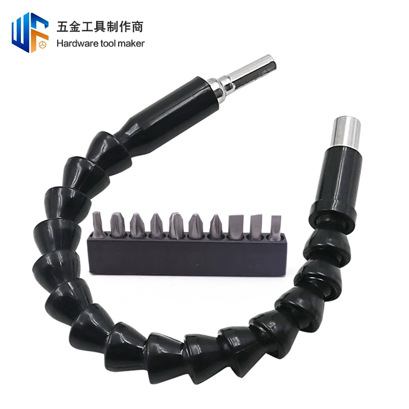 Универсальный гибкий вал электрическая отвертка токарный инструмент электродрель шланг Соединительный вал набор из 10 шт. Комбинация головок отвертки