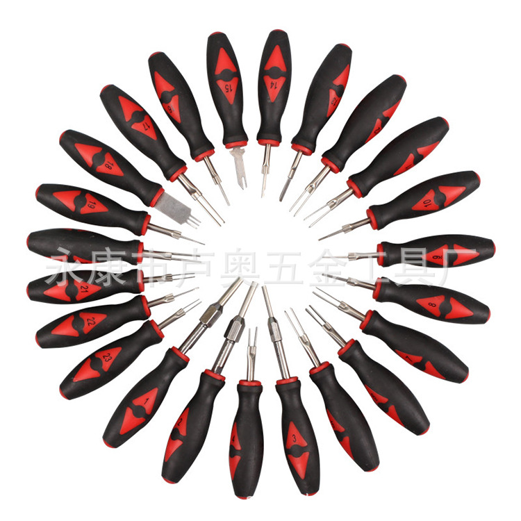 Arnés de cableado del coche terminal herramienta de desmontaje de navegación de audio aguja pick-up Extractor de línea terminal de enchufe removedor de aguja