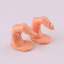 练习假手指美甲工具  展示板插无甲/带甲片固定操作台仿真手指头