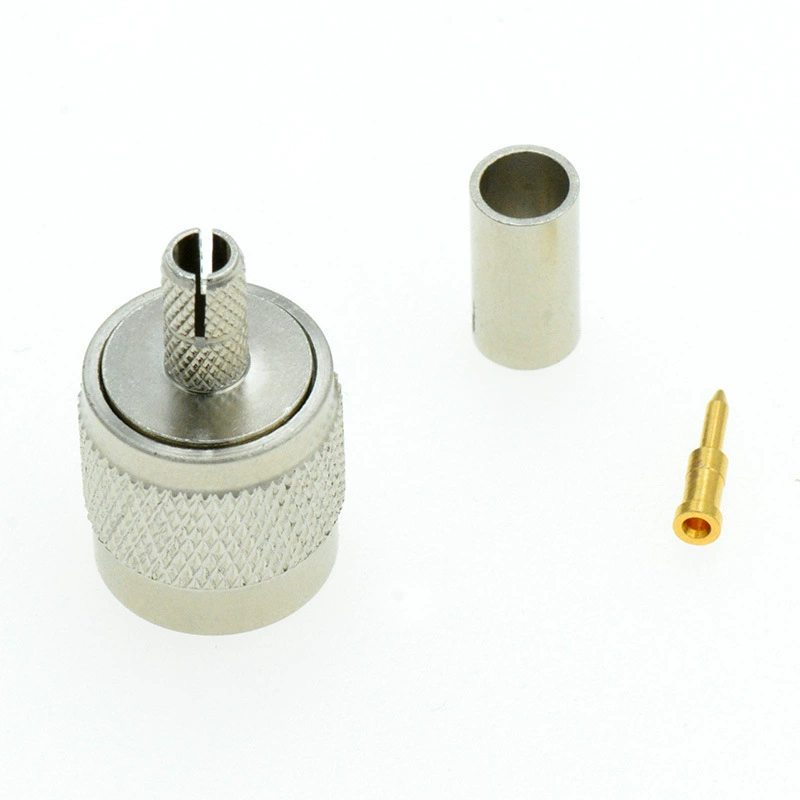Wholesale RF coaxial connector TNC-J-3 crimp type internal screw internal needle interface TNC GPS antenna connector