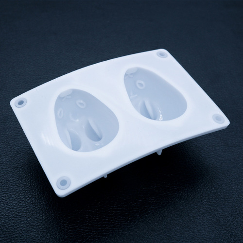 DIY two-in-one rabbit resin mold mirror animal rabbit 3D mold cake decoration mirror stand