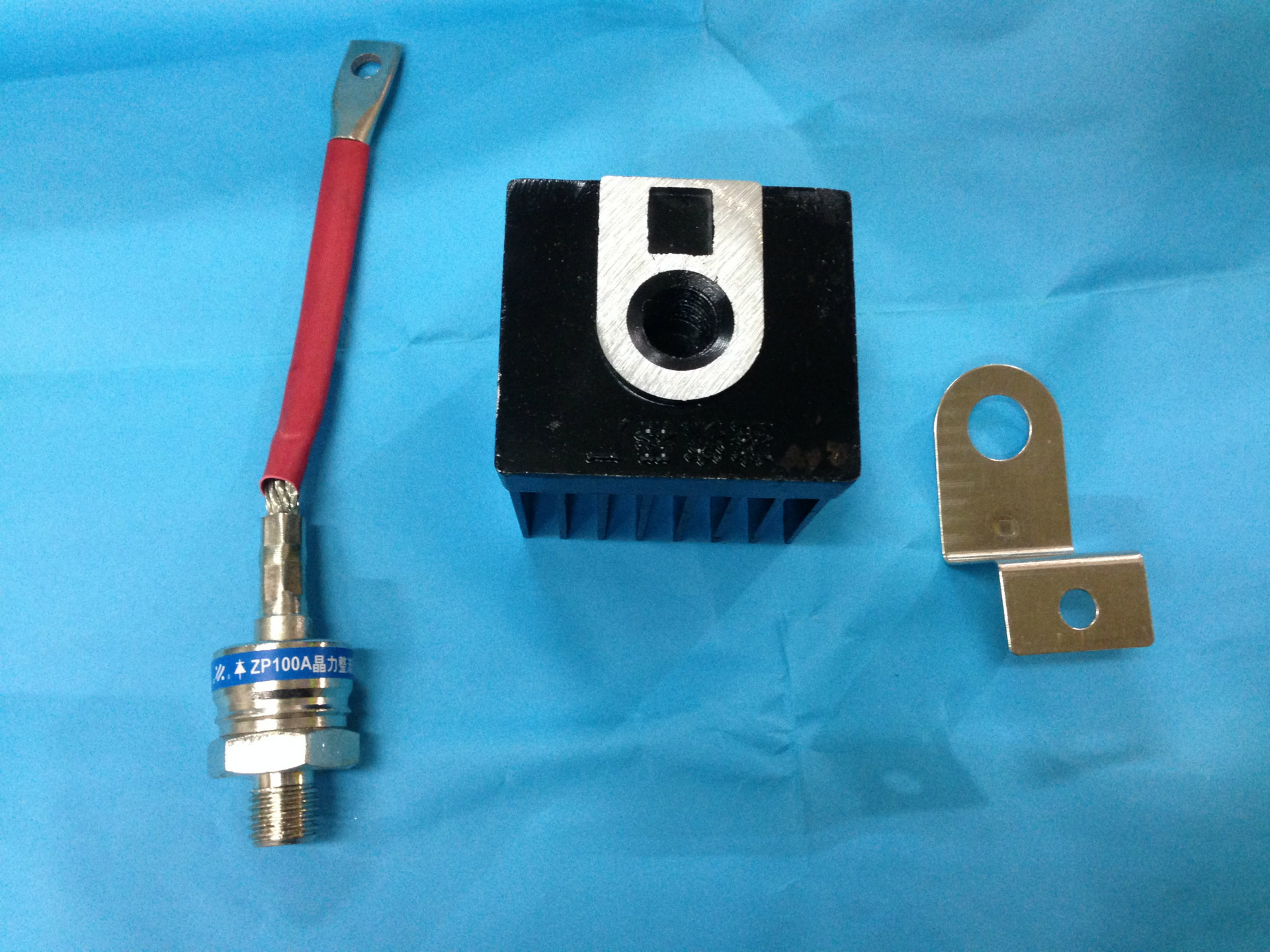 整流管散热器100A整流二极管散热器 螺旋式ZP100A含散热器