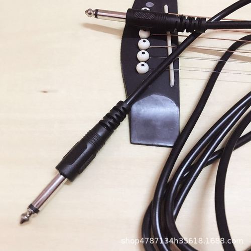 Direct selling folk guitar cable electric box bass noise reduction shielded cable audio speaker cable musical instrument cable