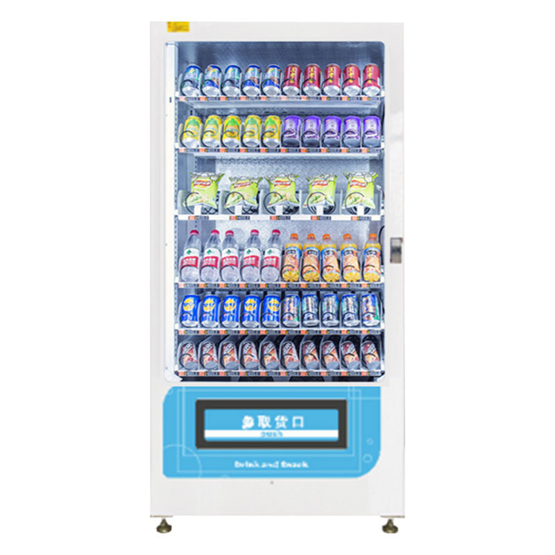 Máquina Expendedora de refrigeración de bebidas snack Food máquina expendedora integral modelo de negocio de gran capacidad