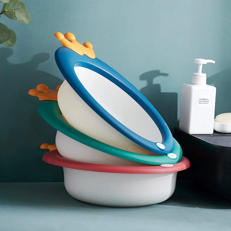 Детский умывальник Двойной цвет Детский умывальник Новорожденный Детские принадлежности Умывальник с короной