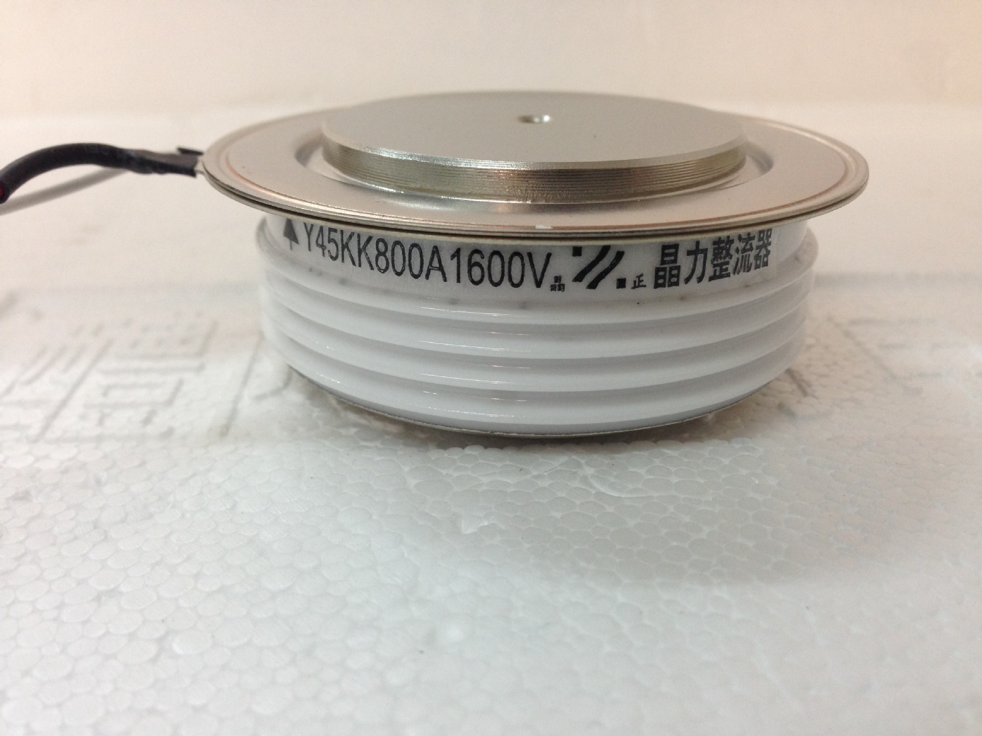 高频快速可控硅800A1600V晶闸管平板式凸型Y45KKE800A1600V