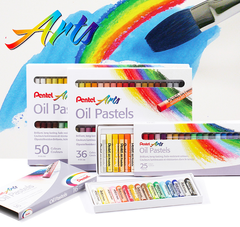 Genuine Pentel Oil Pastel Wholesale Non-Toxic Washable Colorful Painting Pen Kidsren's Crayon Art Set