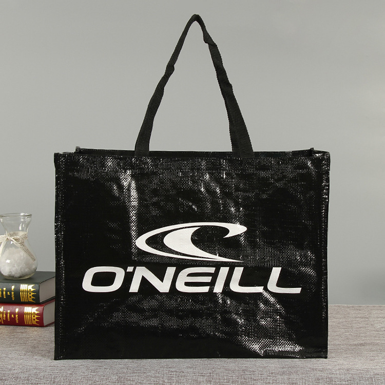 厂家批发防水编织袋手提拉链加厚红白蓝袋特大蛇行李袋搬家袋彩印