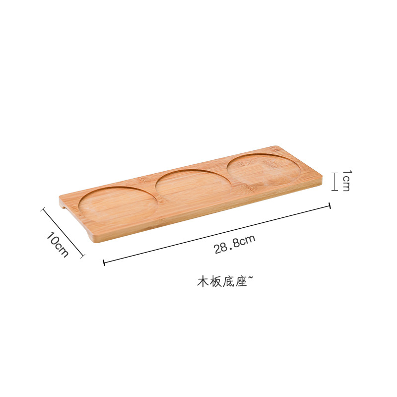 세트 대나무 트레이