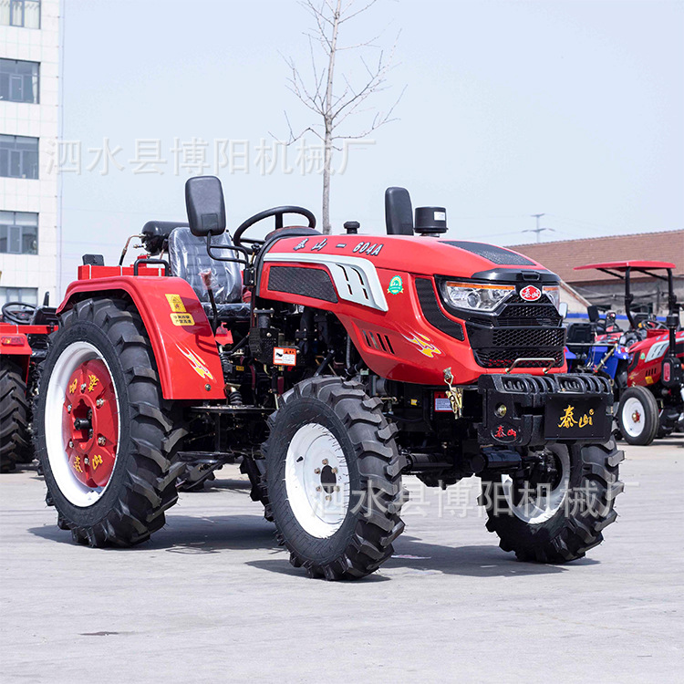 中国泰山504旋地拖拉机 国四四轮拖拉机旋耕机 低油耗
