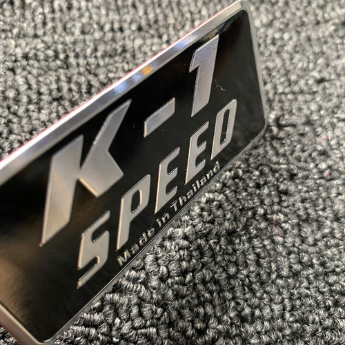 摩托车金属车贴铝合金贴花TAKEGAWA铝贴排气管改装车标K-1 SPEED