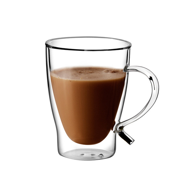 High borosilicate glass coffee cup