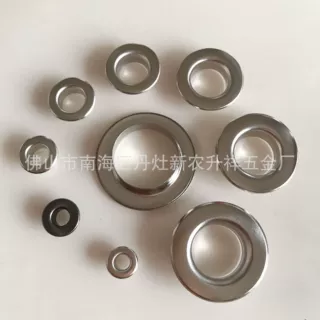 帐篷带爪鸡眼箱包五金鞋眼 窗帘挂扣气眼 规格齐全 欢迎订购